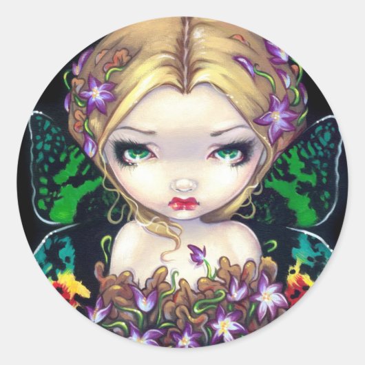 "Autumn Crocus Fairy" Sticker (Voorkant)