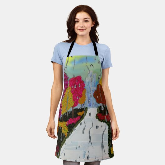Autumn Day Apron Schort (Gedragen)