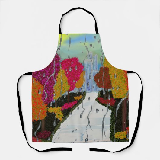 Autumn Day Apron Schort (Voorkant)