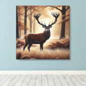 Autumn Deer Canvas Art (Insitu (Houten vloer))