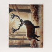 Autumn Deer Puzzle (Vertical)
