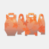 Autumn design with maple leaves and bokeh effect bedankdoosjes (Uitgevouwen)