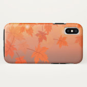Autumn design with maple leaves and bokeh effect Case-Mate iPhone case (Achterkant (horizontaal))