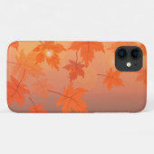 Autumn design with maple leaves and bokeh effect Case-Mate iPhone case (Achterkant (horizontaal))