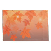 Autumn design with maple leaves and bokeh effect   kussensloop (Achterkant-Rechts)