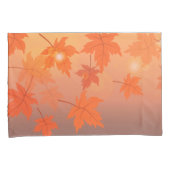 Autumn design with maple leaves and bokeh effect   kussensloop (Voorkant-Rechts)