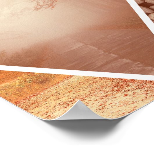 Autumn Diamond Pattern Poster (Hoek)