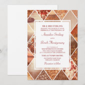 Autumn Diamonds | Uitnodiging tot weduwen (Voorkant / Achterkant)