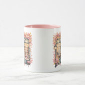 Autumn Dreams Café Mug — Cozy Floral Bookshop (Centre)