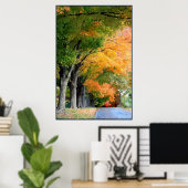 Autumn Drive Poster (Thuiskantoor)