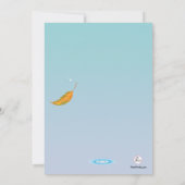 Autumn Drizzle Invitation Kaart (Achterkant)