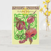 Autumn Equinox Kaart (Gele Bloem)