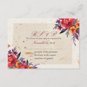 Autumn Essence RSVP Kaartje