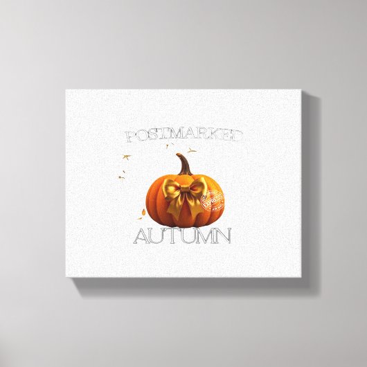 Autumn Essential T-Shirt Canvas Afdruk (Voorkant)