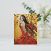 Autumn Fairy Briefkaart (Staand voorkant)
