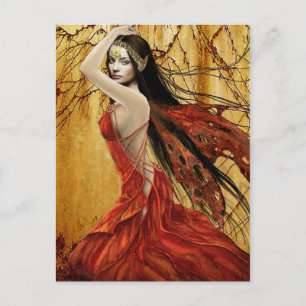 Autumn Fairy Briefkaart