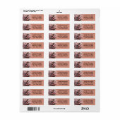 Autumn Fairy Fantasy Art Retouradres Labels (Full Sheet)