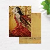 Autumn Fairy Gift Label Visitekaartjes (Bureau)