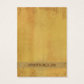 Autumn Fairy Gift Label Visitekaartjes (Achterkant)