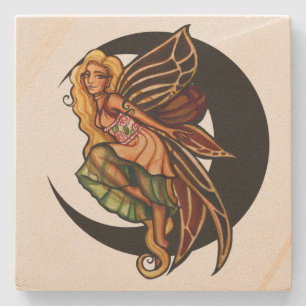Autumn Fairy Stenen Onderzetter