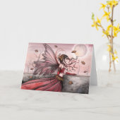 Autumn Fairy Wenskaart beroemd gemaakt door Molly Kaart (Gele Bloem)
