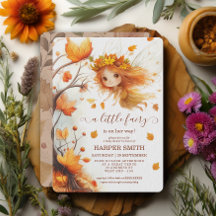 Autumn Fairy Woodland Baby shower