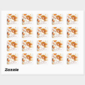 Autumn Fairy Woodland Vierkante Sticker (Vel)