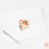 Autumn Fairy Woodland Vierkante Sticker (Envelop)