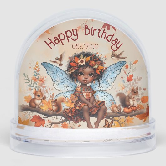 Autumn Fall African Fairy Woodland Animal Birthday (Avant)