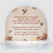 Autumn Fall African Fairy Woodland Animal Birthday (Arrière)