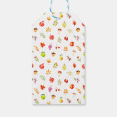 Autumn Fall Harvest Birthday Thank You Cadeaulabel (Achterkant)