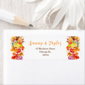 Autumn Fall Harvest Wedding Etiket (Insitu)