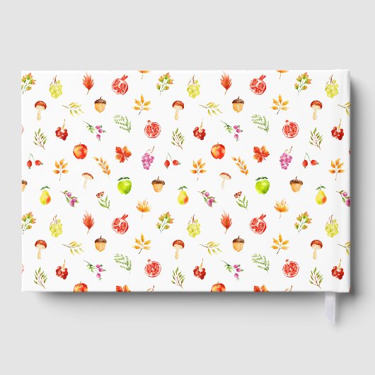 Autumn Fall Harvest Wedding Gastenboek (Achterkant)