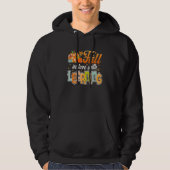 Autumn Fall In Love With Learning Teacher Thanksgi Hoodie (Voorkant)
