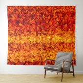 Autumn Fall Leaves | Achtergrond voor aangepaste p Wandkleed (In Situ (horizontaal))