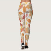 Autumn Fall Leaves Leggings (Achterkant)