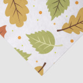 Autumn Fall Leaves Pattern Tissuepapier (Detail)