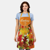 Autumn Fall Leaves Schort (Gedragen)