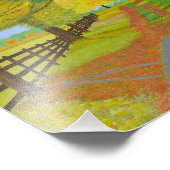 Autumn Fallen Leaves Foto Afdruk (Hoek)