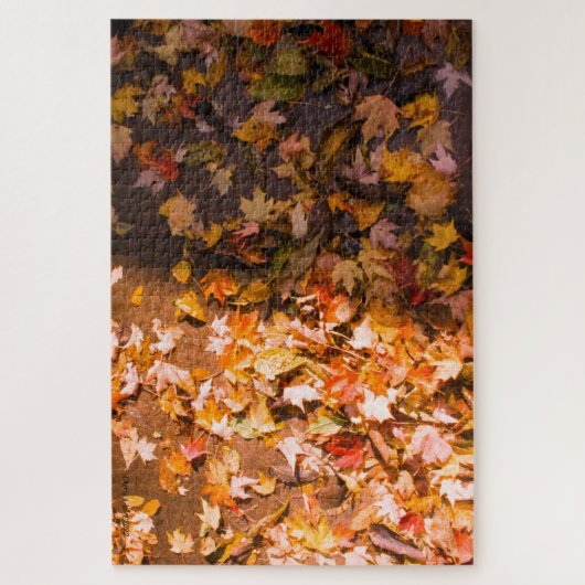 Autumn Fallen Leaves Legpuzzel (Verticaal)