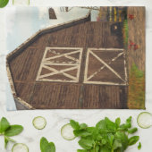 Autumn Farm Scene Cuisine Serviette (Plié)