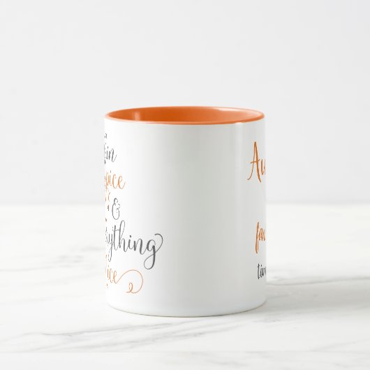 Autumn Favoriete Smaak Pompoen Spice Mok (Midden)