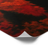 Autumn Field Adirondacks Trees Scene Landschap Poster (Hoek)