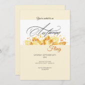 Autumn Fling Kaart (Voorkant / Achterkant)