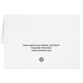 Autumn floral & or sur blanc damassé numéro de tab (Dos Horizontal)