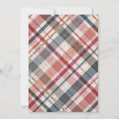 Autumn Floral Owl Birthday Kaart (Achterkant)