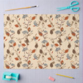 Autumn Floral Pinecone Gift Wrapping Tissue Paper Tissuepapier (Craft)