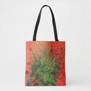 Autumn Floral Rowan Leaves, ElderBerries op Sinaas Draagtas
