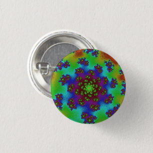 Autumn Floral Sprinkles Ronde Button 3,2 Cm