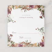 Autumn Floral Wedding (Buitenkant ongevouwen)